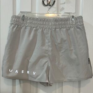 ASRV Gray Athletic Shorts Lightweight Performance Fit